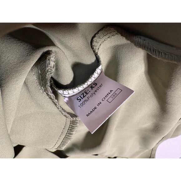 SHEIN Green Slip Dress with Pockets – Size XS – Good Condition - Picture 5 of 6